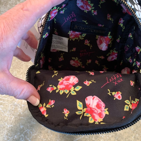 BETSEY JOHNSON DK FLORAL PUPPY MINI BACKPACK main image 9